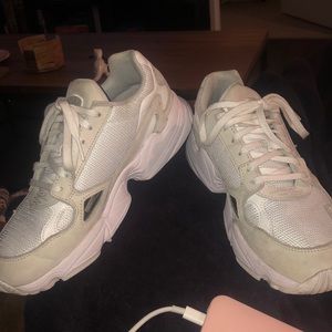 adidas falcon size 7 chunky dad sneakers